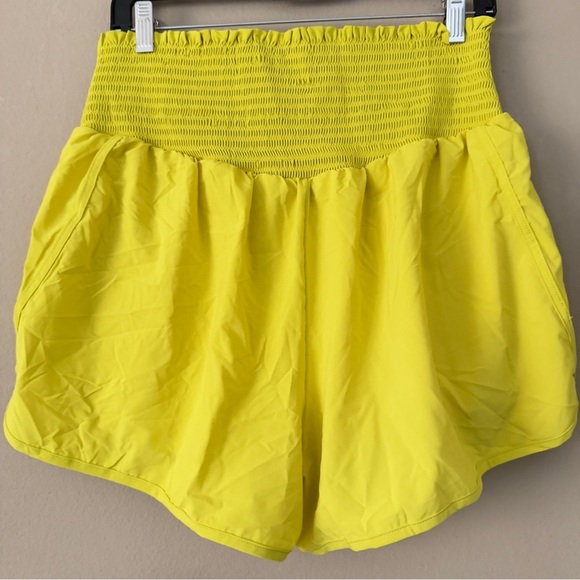 NWT OFFLINE by Aerie Real Me Running High Waist Smocked Running Shorts XL - Picture 2 of 7